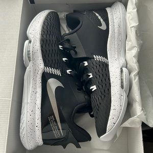 Nike Lebron Witness V Black and White Sneakers; No Box